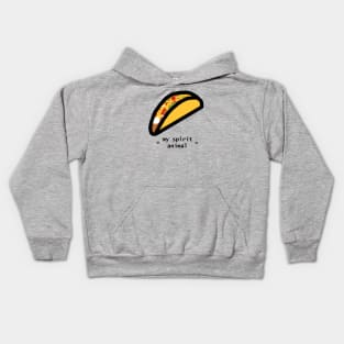 Taco Spirit Animal Kids Hoodie